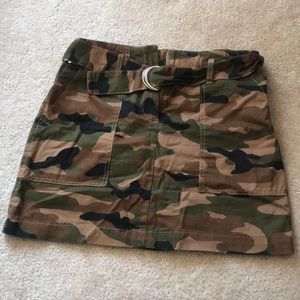 Forever 21 army skirt